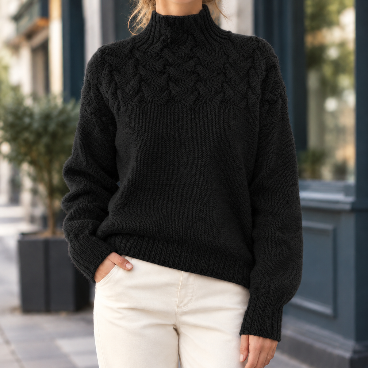 Paloma-Marie Cable Knit Sweater