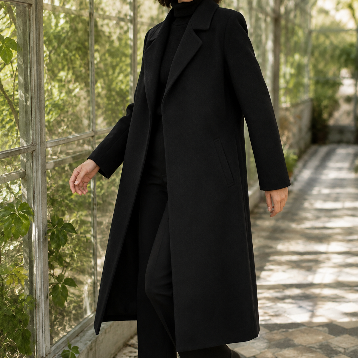 Meredith-Marie Belted Overcoat