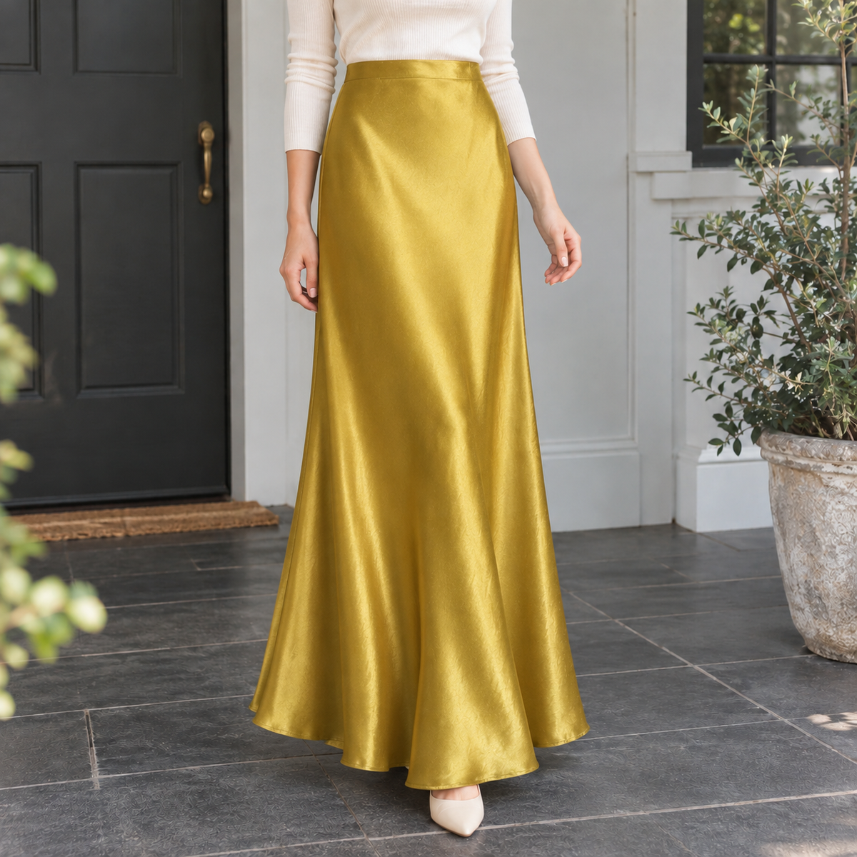Molly Fluid Maxi Skirt