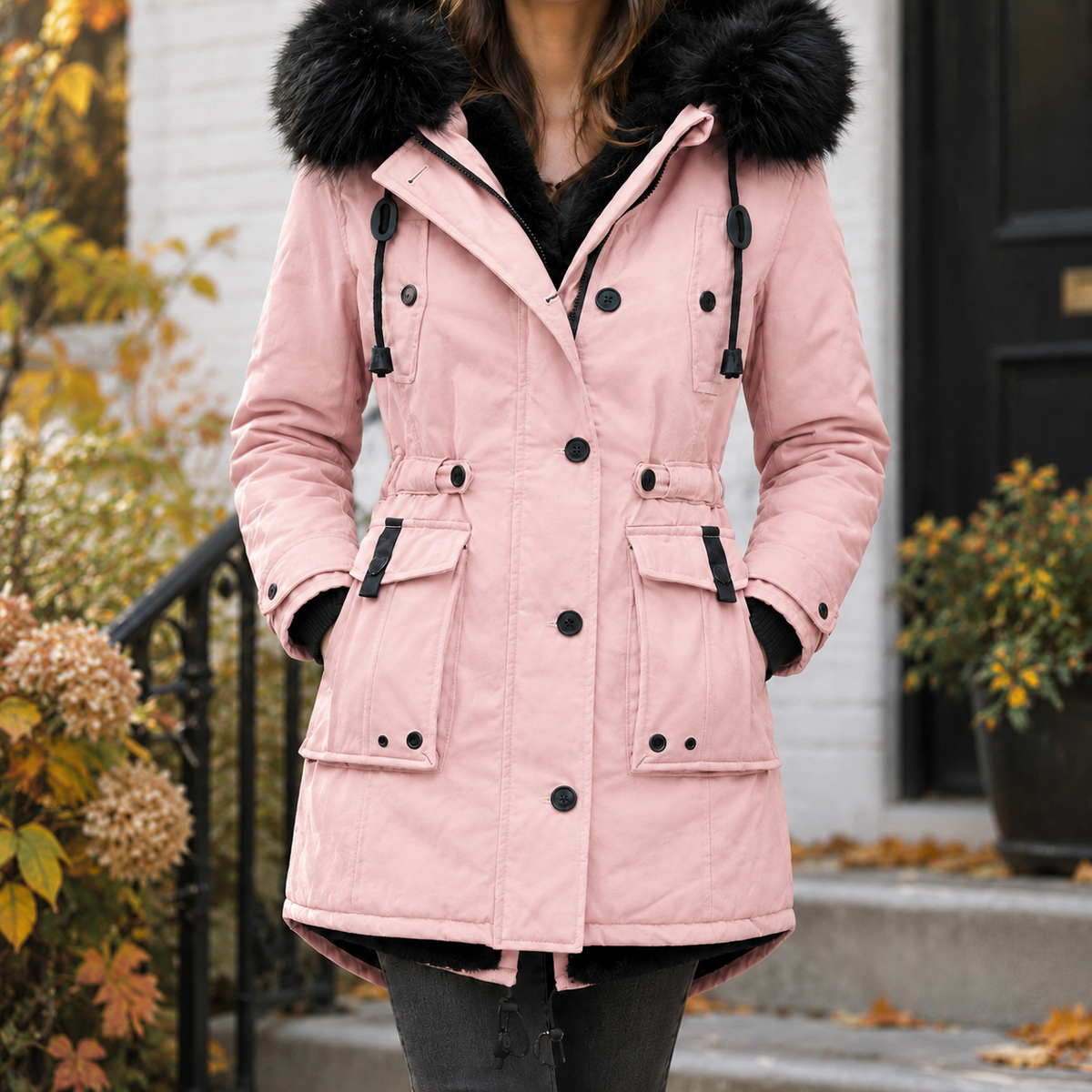 April-Marie Cinched Overcoat