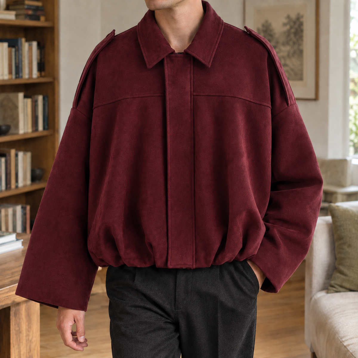 Owen Faux Suede Jacket