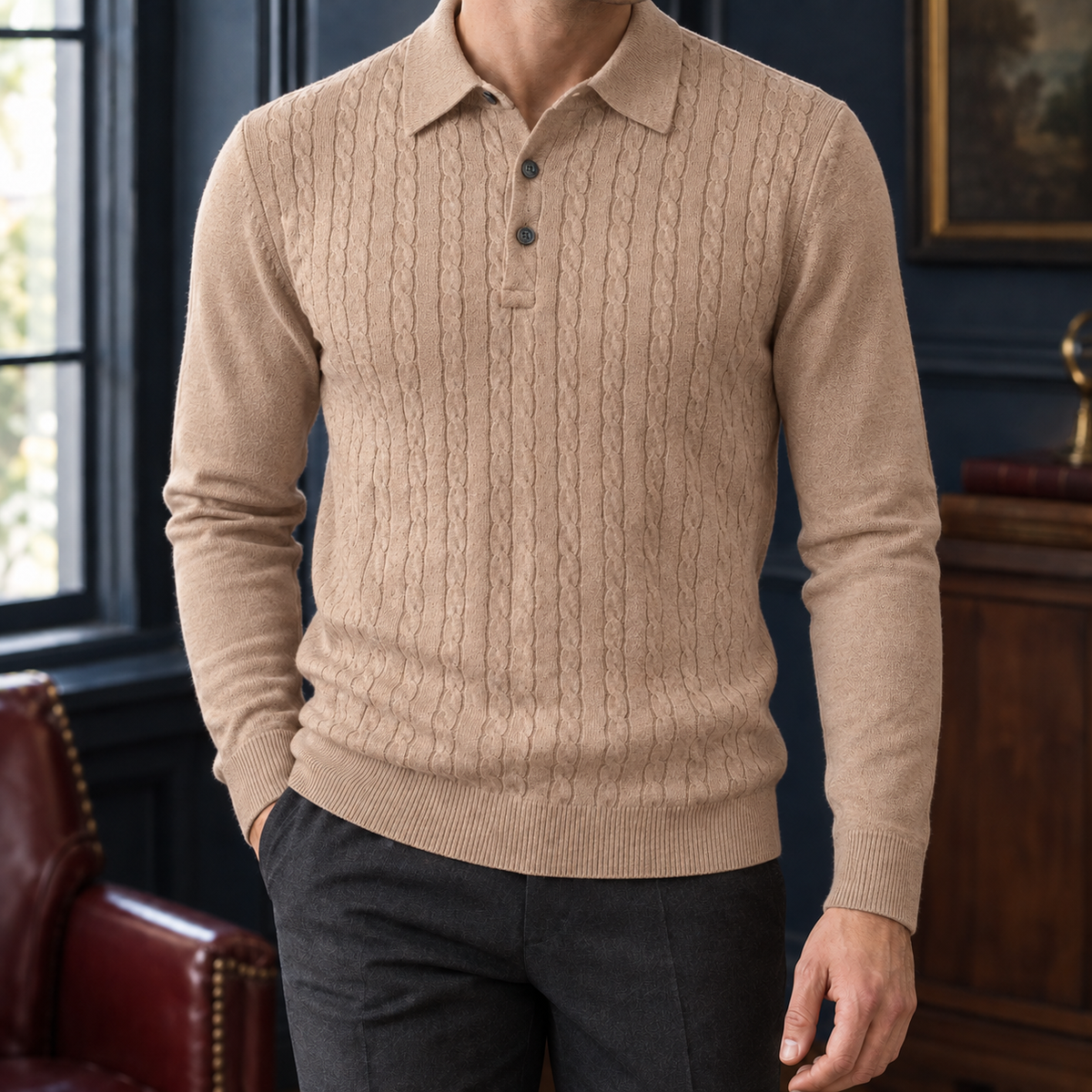 Lucas Cable Knit Sweater