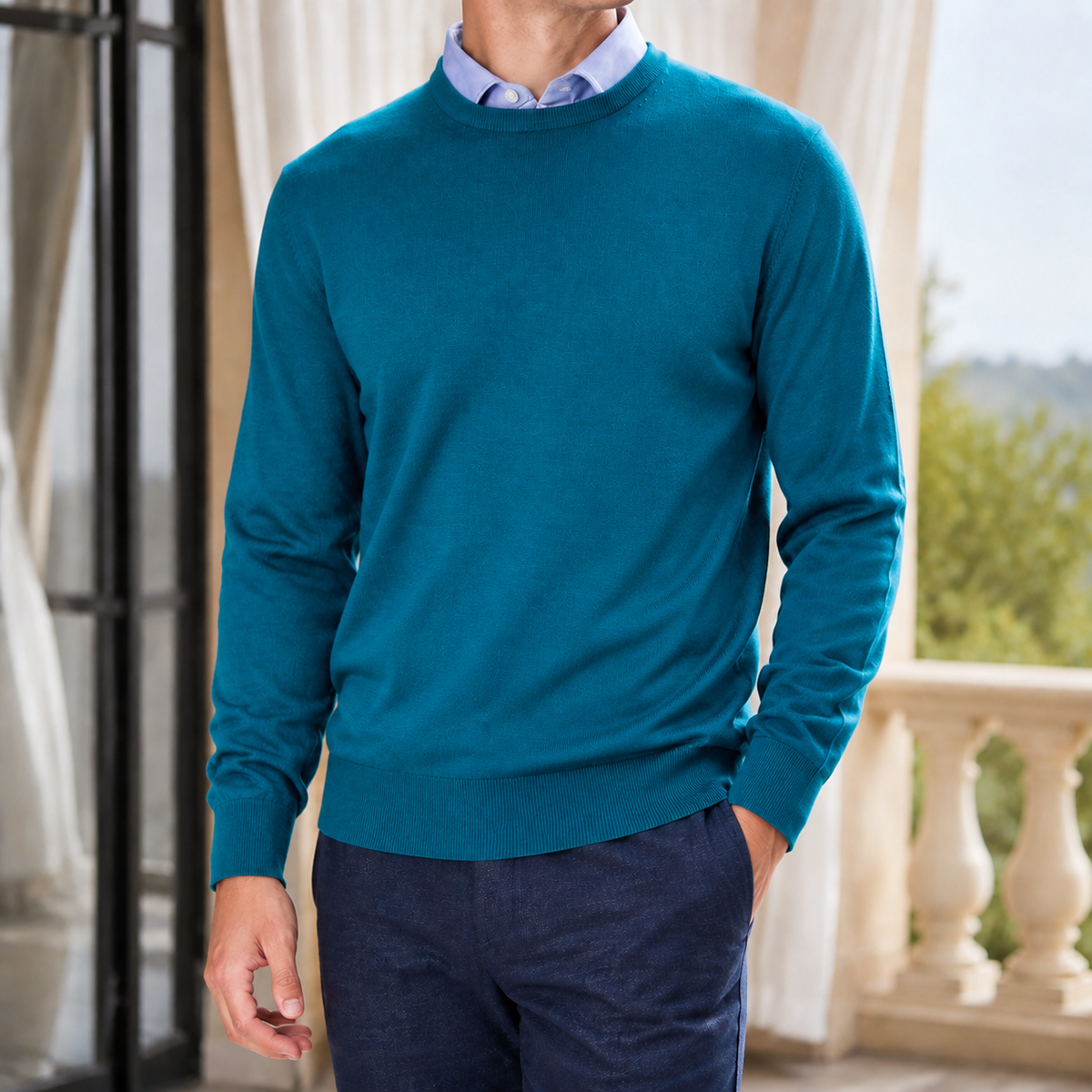 Wesley Fine Knit Sweater