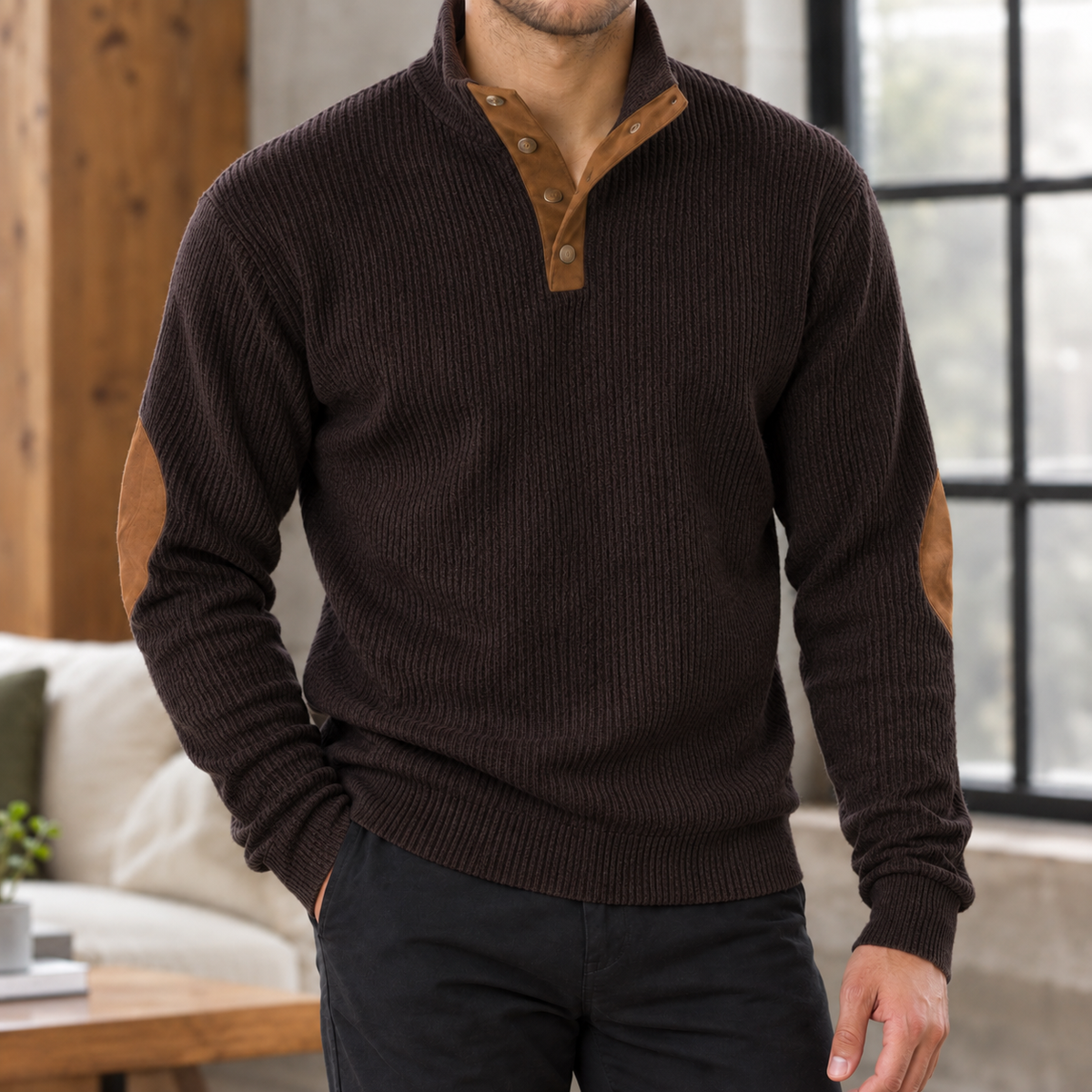 Elias-Ellis Ribbed Sweater