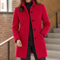 Cora Stand Collar Coat