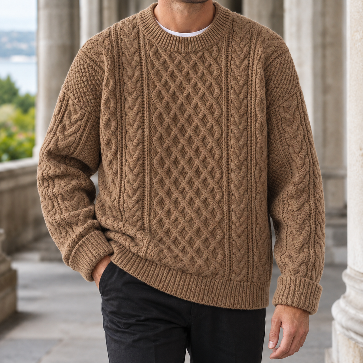 Wyatt Cable Knit Sweater