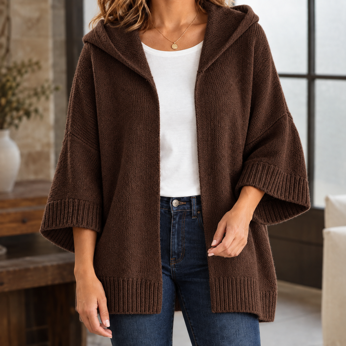 Valerie-Jane Hooded Cardigan