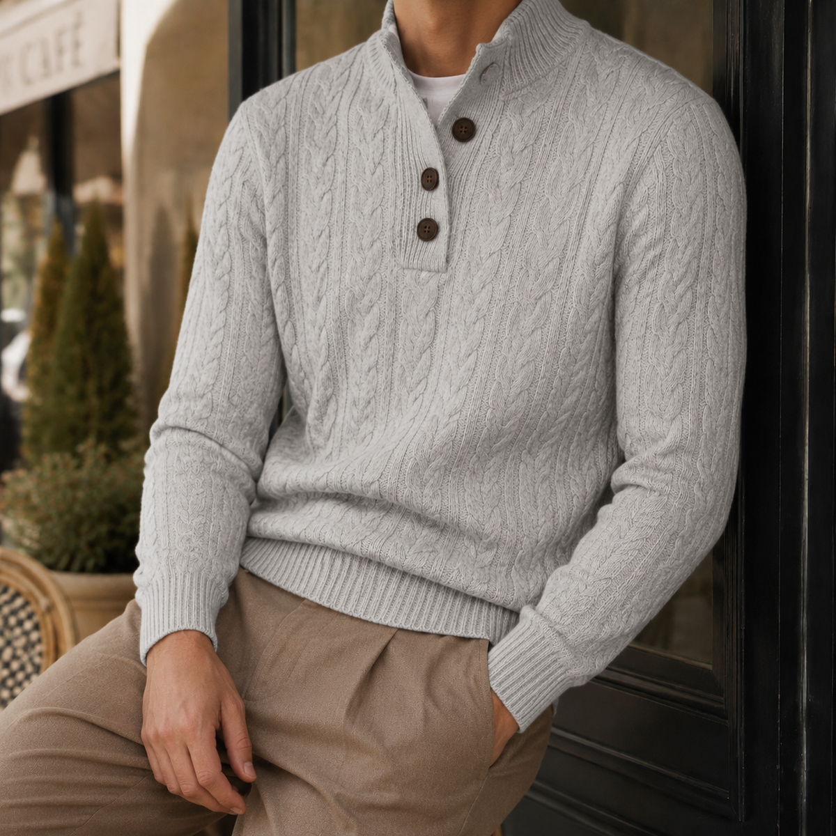 Barnaby Cashmere-Feel Sweater