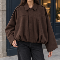 Sasha Faux Suede Bomber Jacket