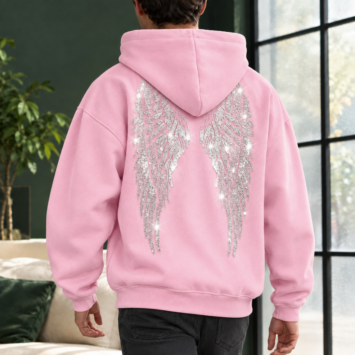 Mathias-Wade Rhinestone Hoodie