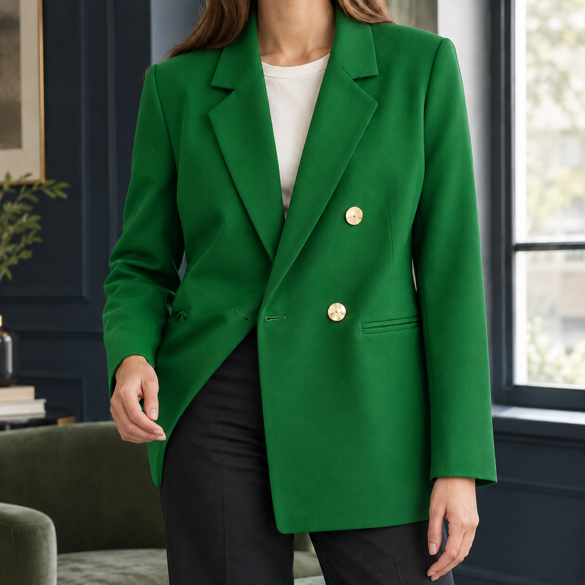 Cleo-Claire Double Breasted Blazer