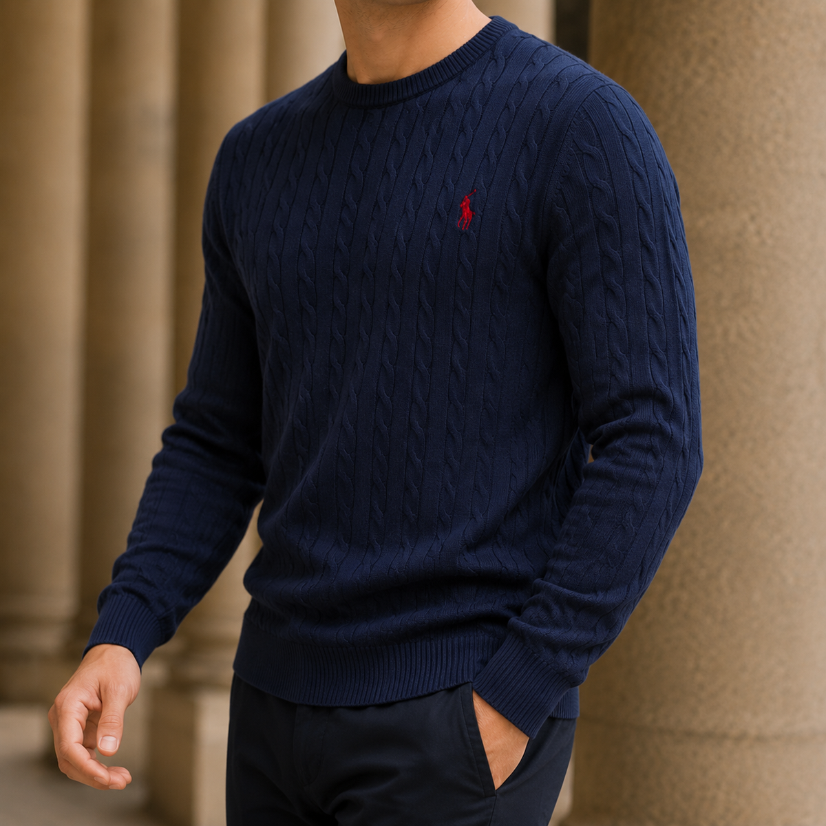 Stefan-Lane Cable Knit Sweater