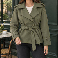Geraldine-Faye Belted Trench Jacket