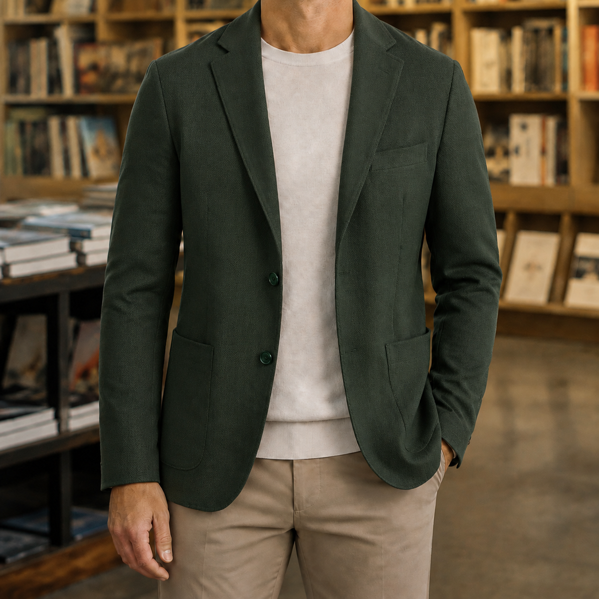 Victor Patch Pocket Blazer