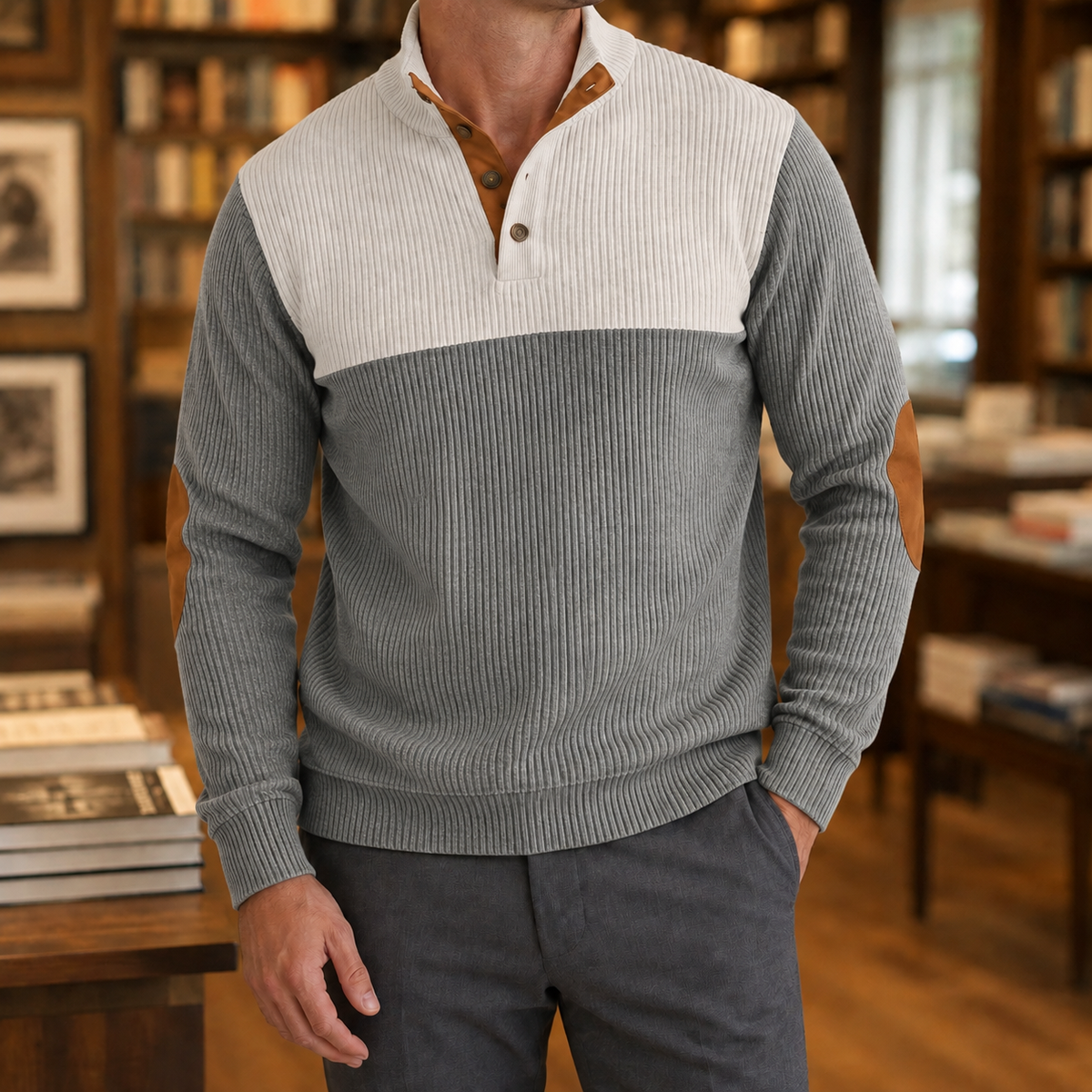 Rocco-Rhys High Collar Sweater