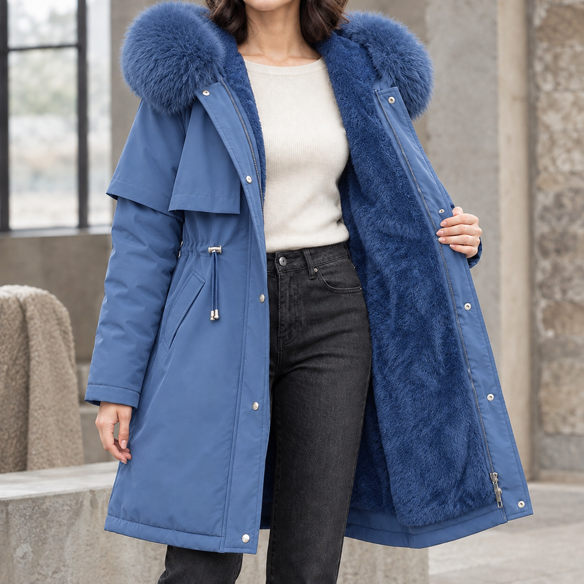 Agnes-Hope Hooded Coat
