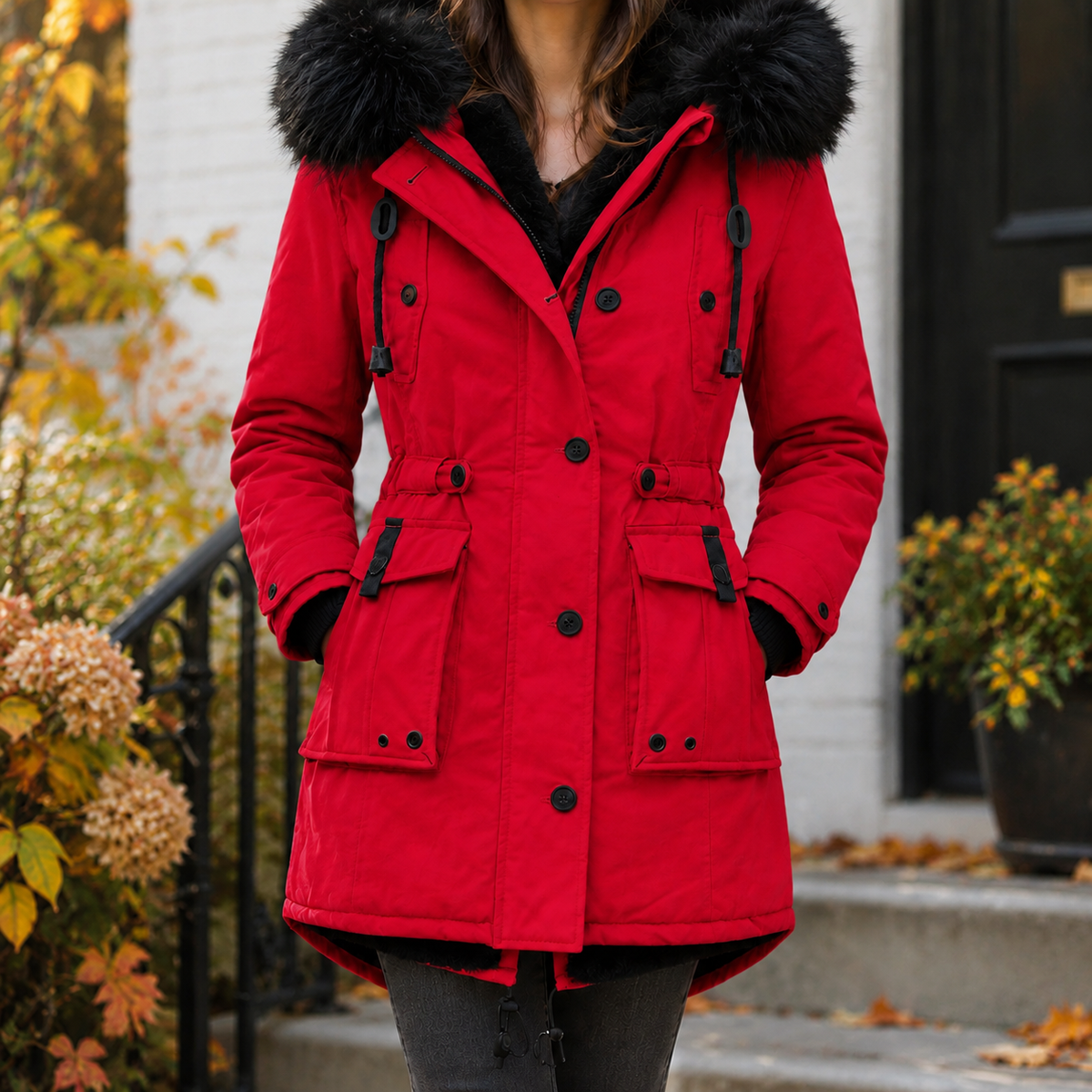 April-Marie Cinched Overcoat
