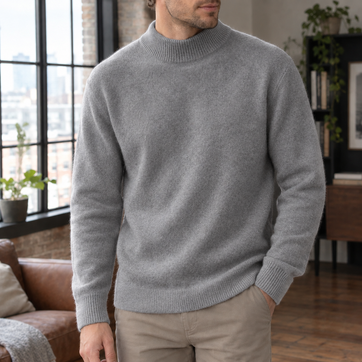 Victor-Ellis Cashmere-Feel Sweater