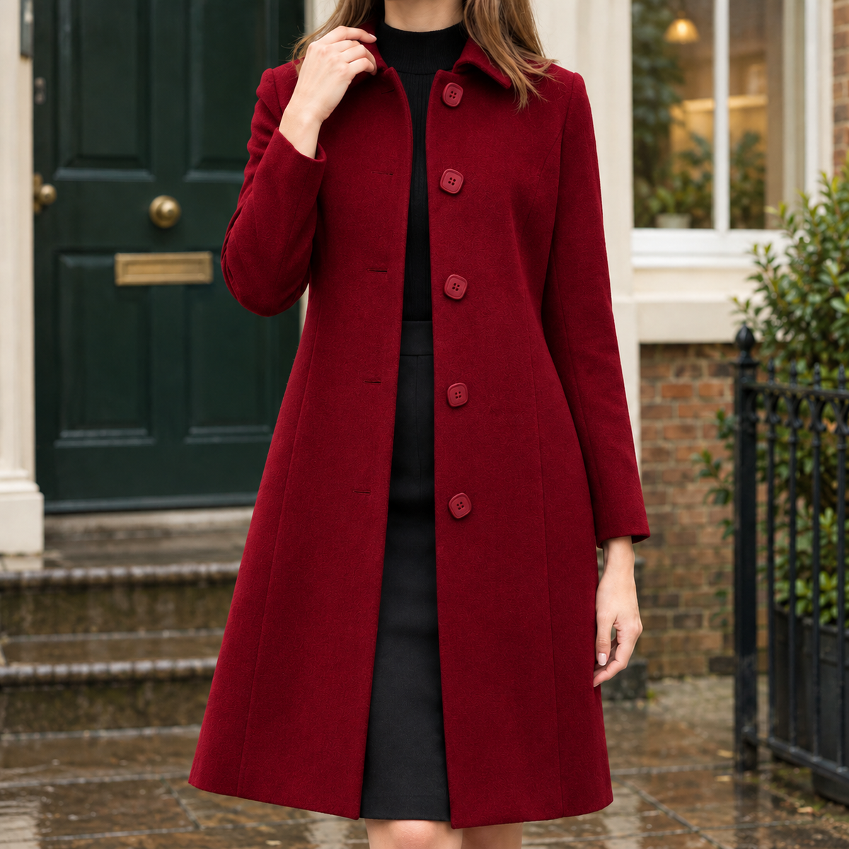 Ludovica-Jade A-Line Coat
