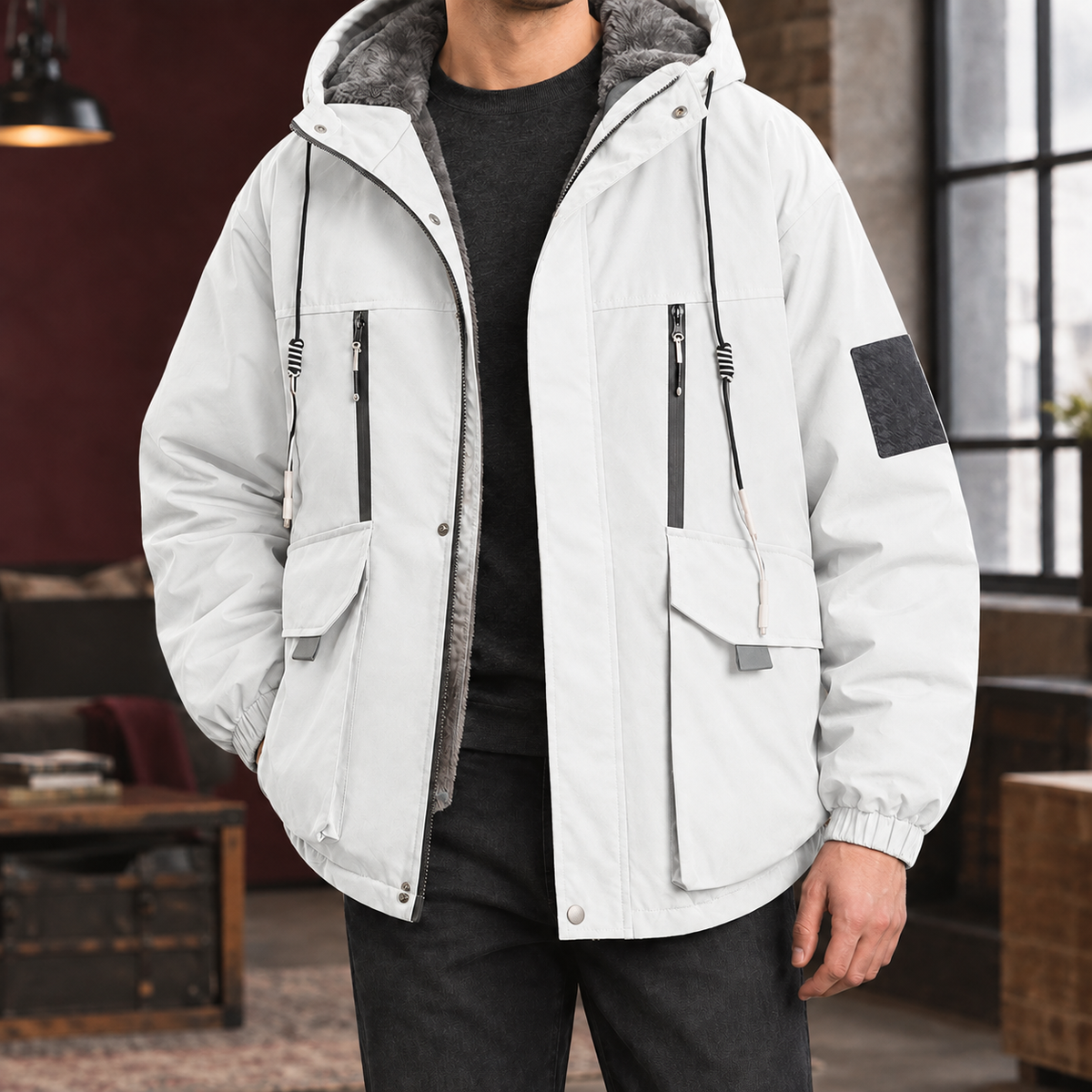 Roman-West Fleece-Lined Jacket