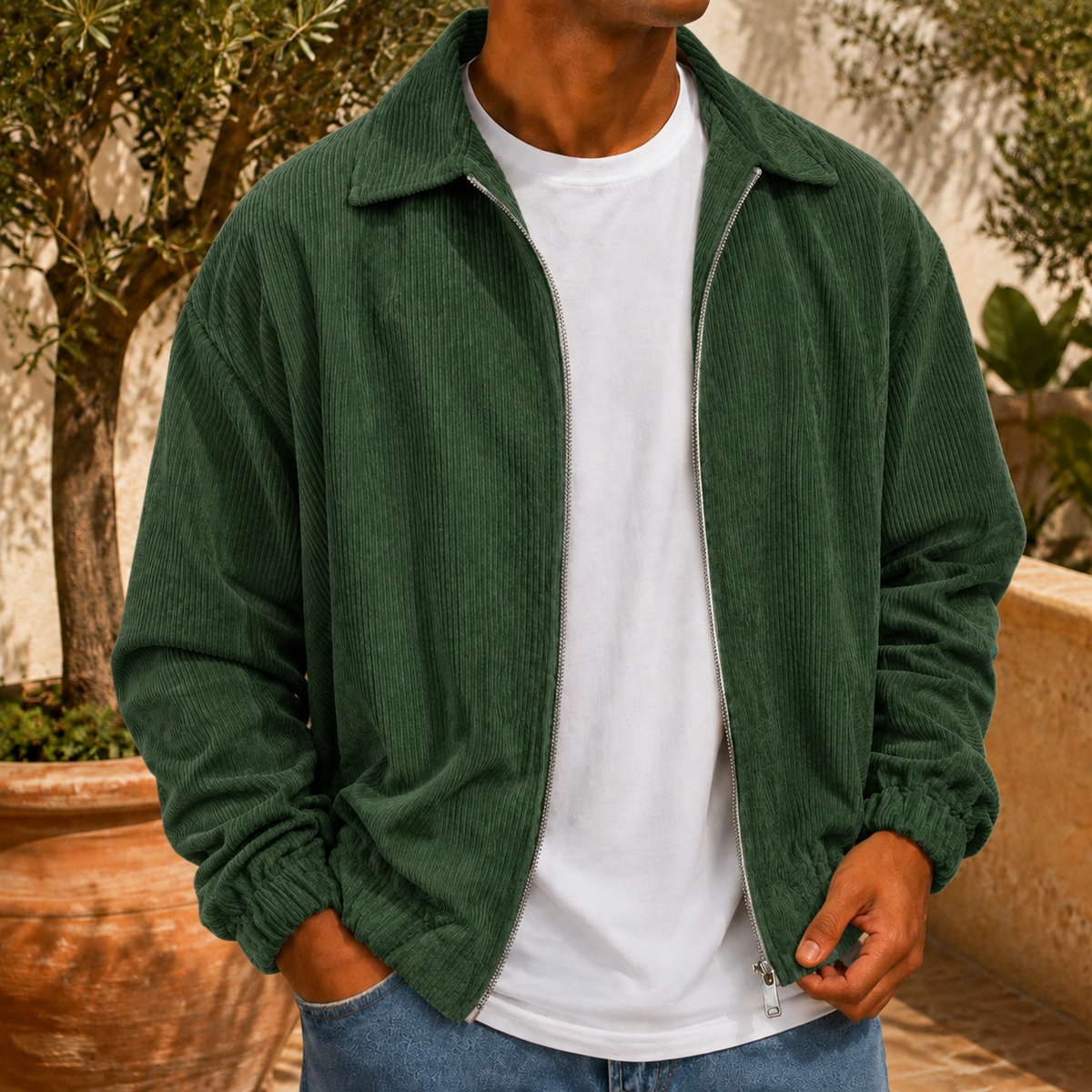 Ambrose-Dean Ribbed Jacket