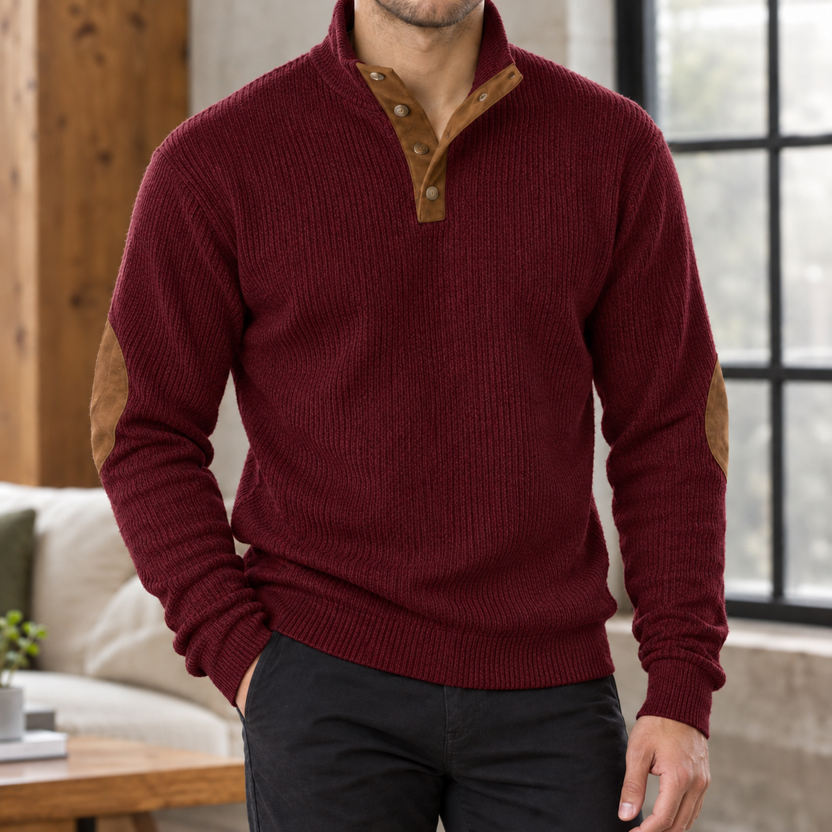 Elias-Ellis Ribbed Sweater