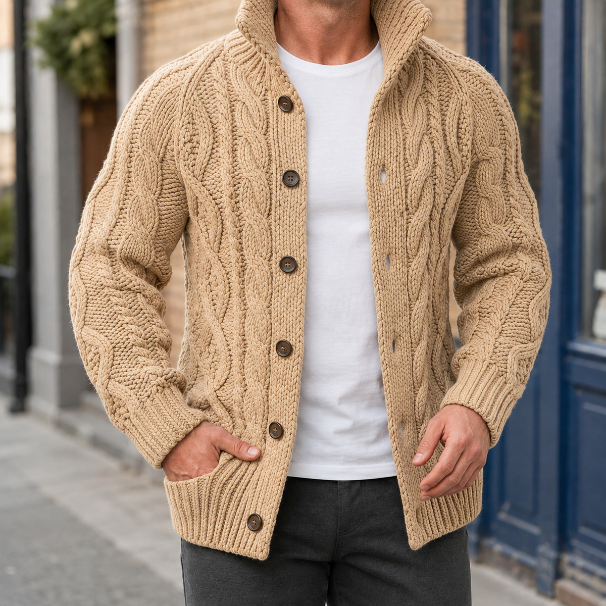 Dean Cable Knit Sweater