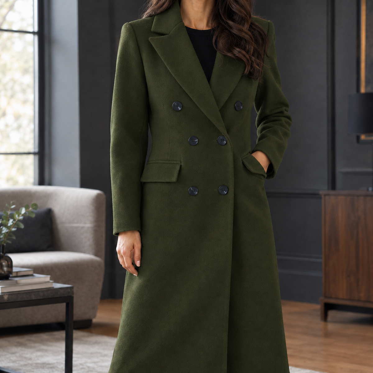 Sidonie-Claire Cashmere-Feel Coat