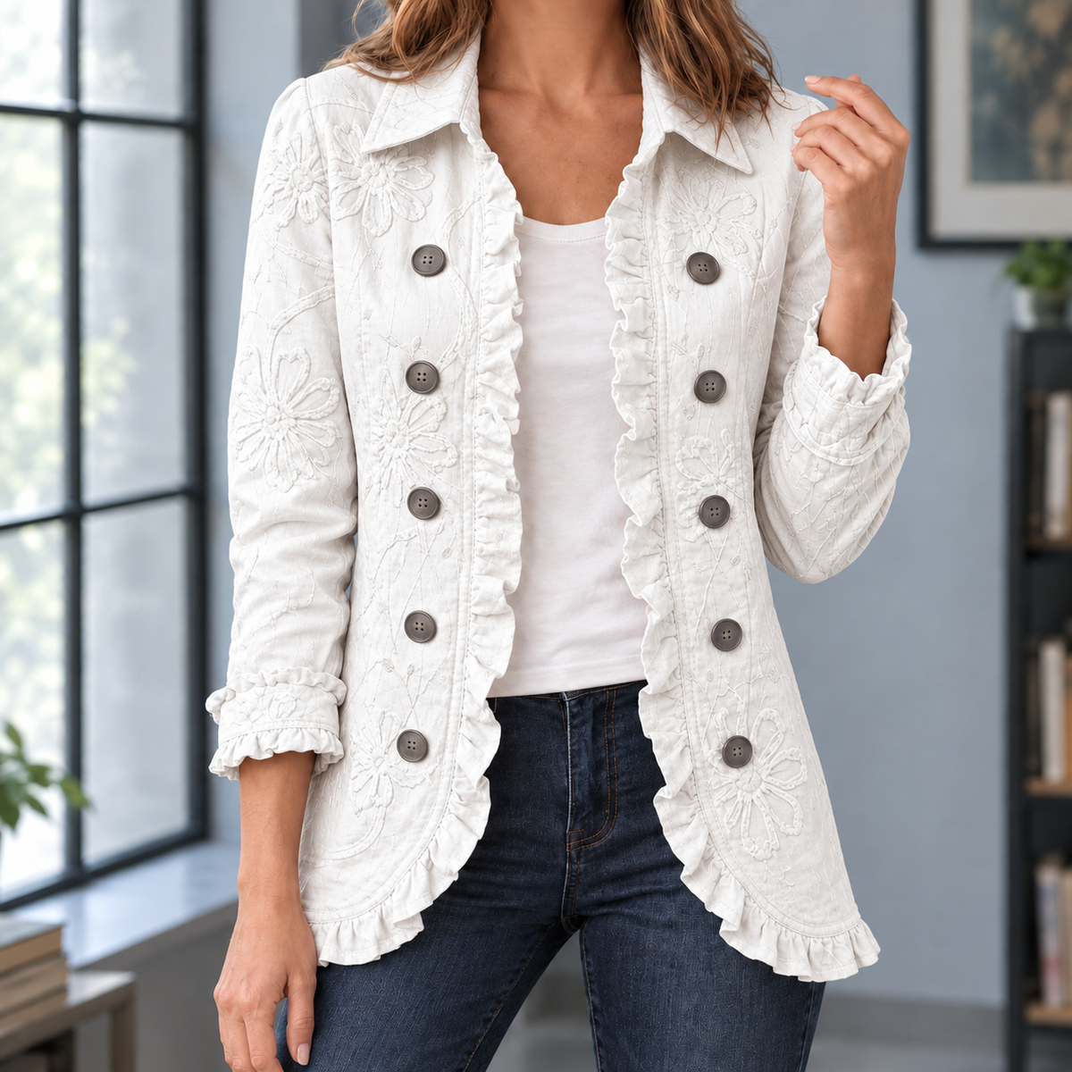 Carina-Elise Ruffle Jacket
