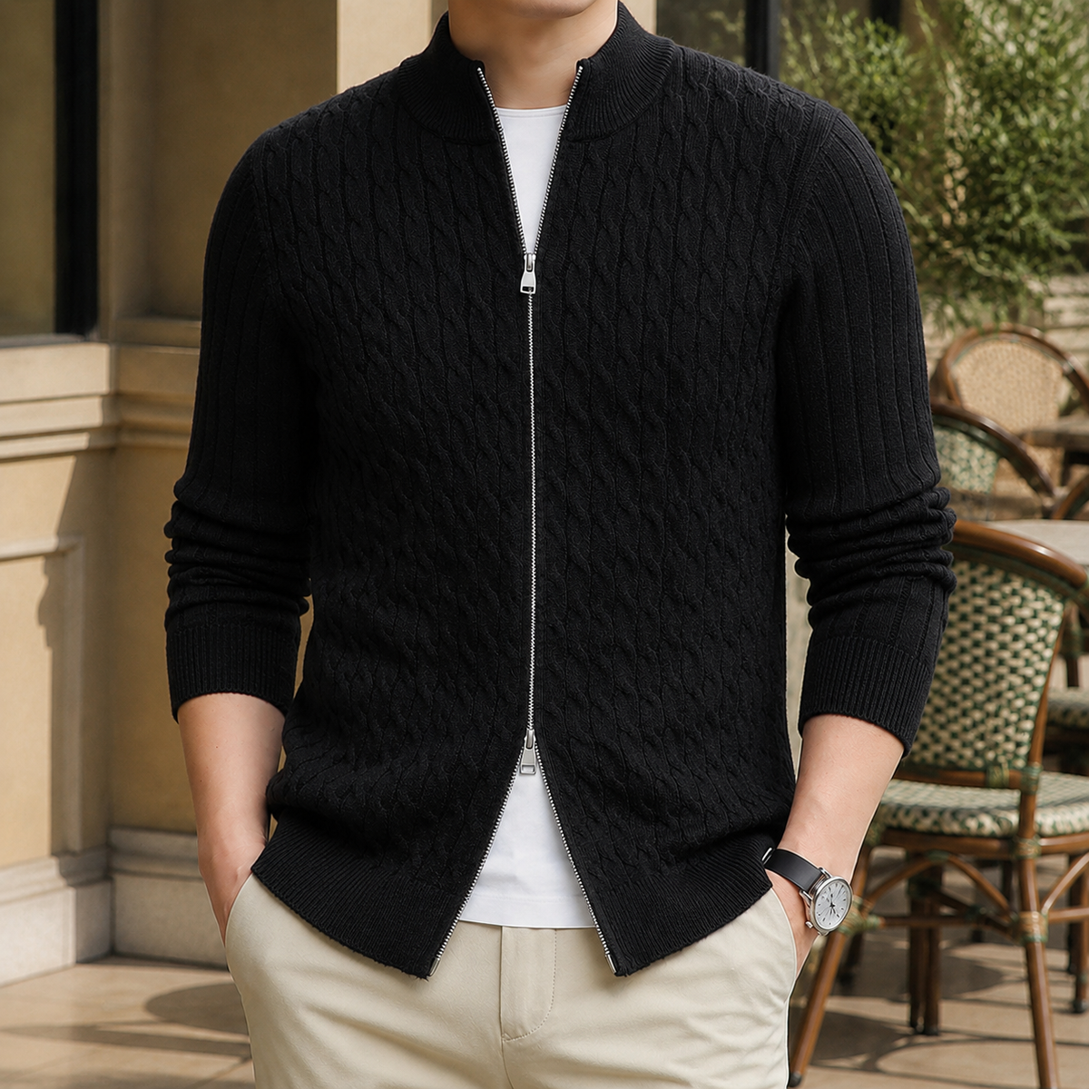 Rufus Cable Knit Sweater