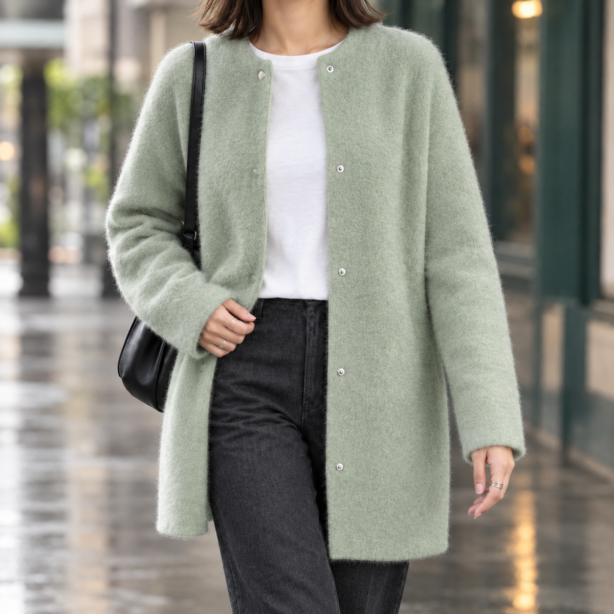 Lillian Brushed Cardigan