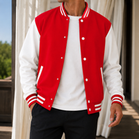 Blaise-Grey Varsity Jacket
