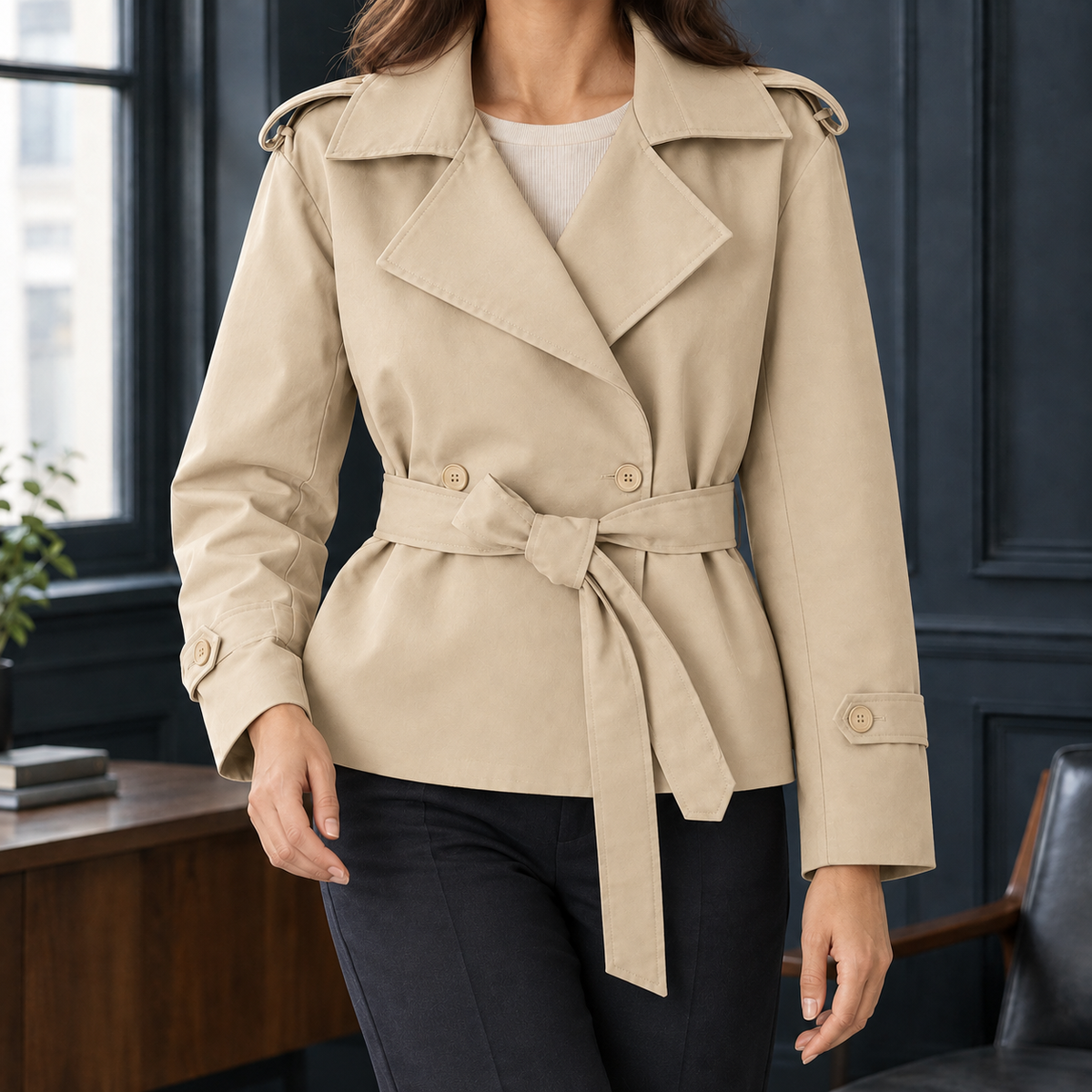 Armelle-Jane Belted Jacket