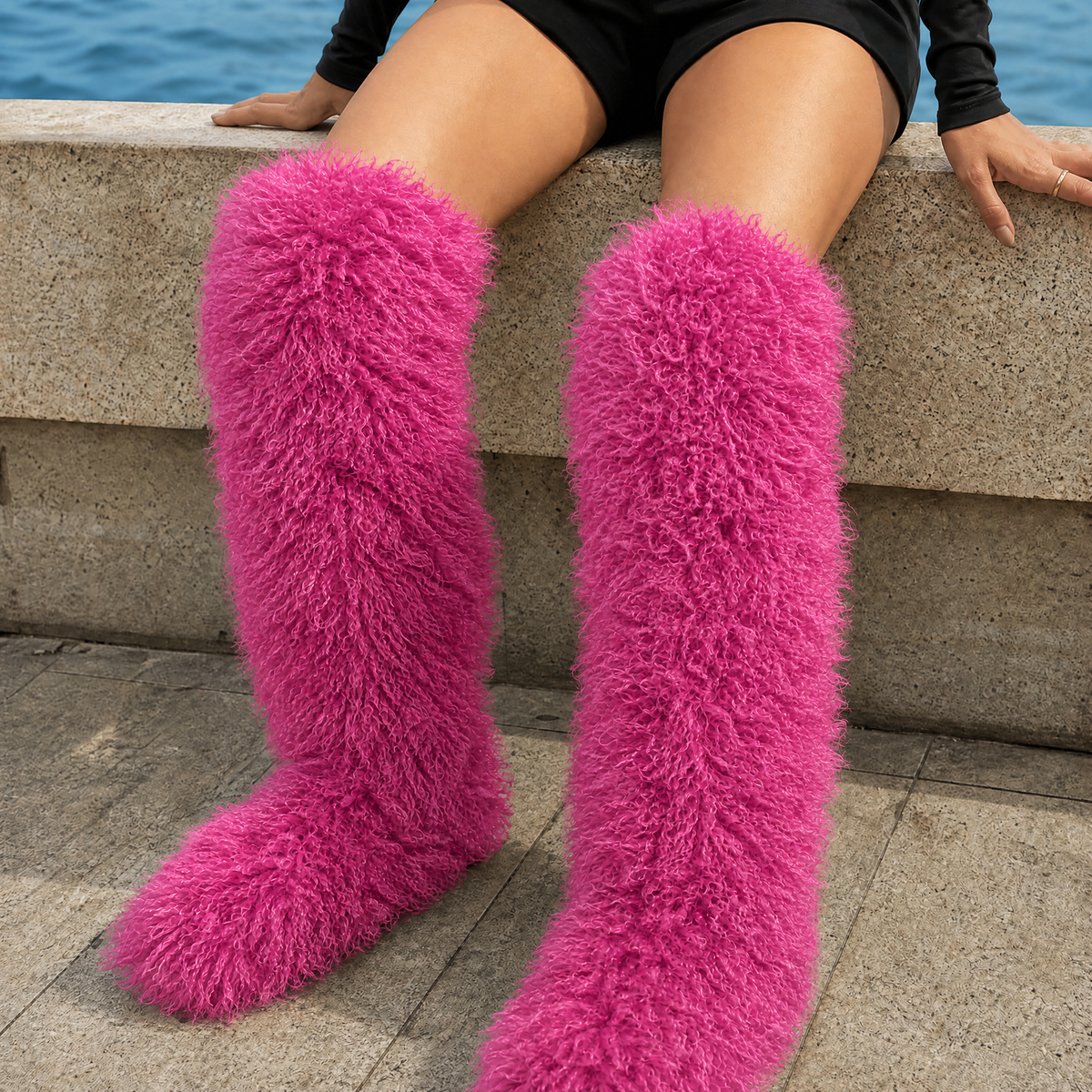 Melfi-Siena Shaggy Boots