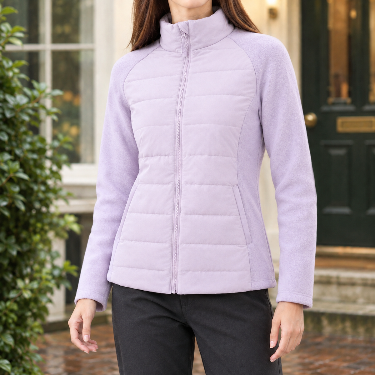 Desiree-Jane Quilted Panel Jacket