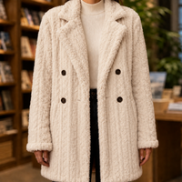 Hazel-Kate Cable Texture Coat