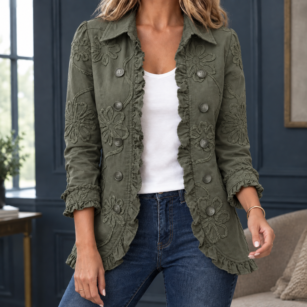 Charlotte-Rae Embroidered Jacket