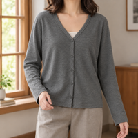 Hyacinth Button Front Cardigan