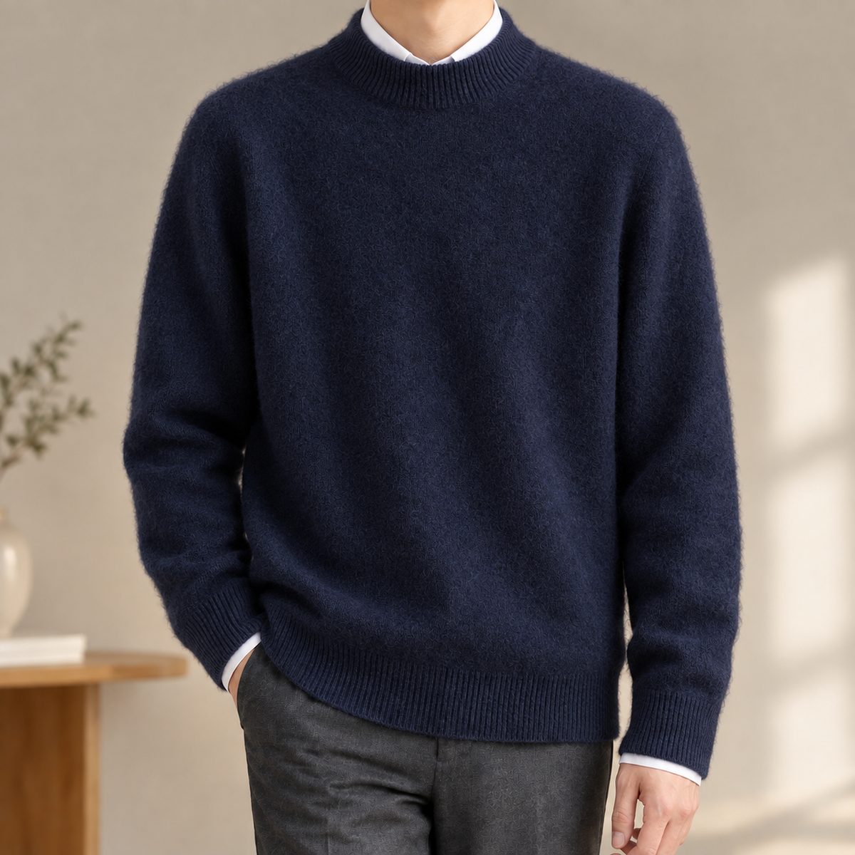 Mateo-Reid Mock Neck Sweater