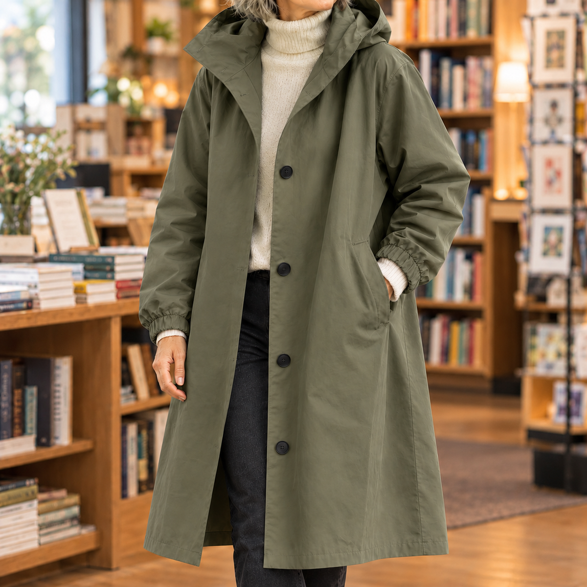 Marina-Mae Hooded Overcoat