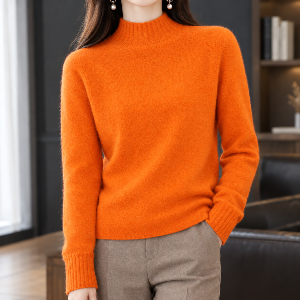 Eden-Jade Cashmere-Feel Sweater
