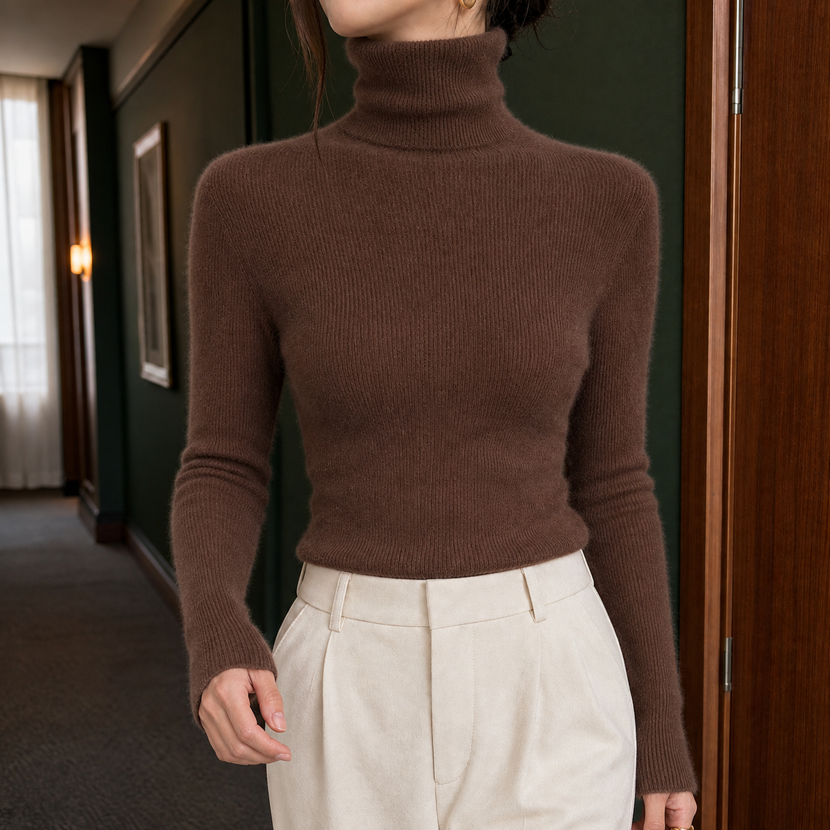 Ophelia-Lane Turtleneck Sweater