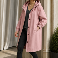 Zelda-Elise Hooded Overcoat