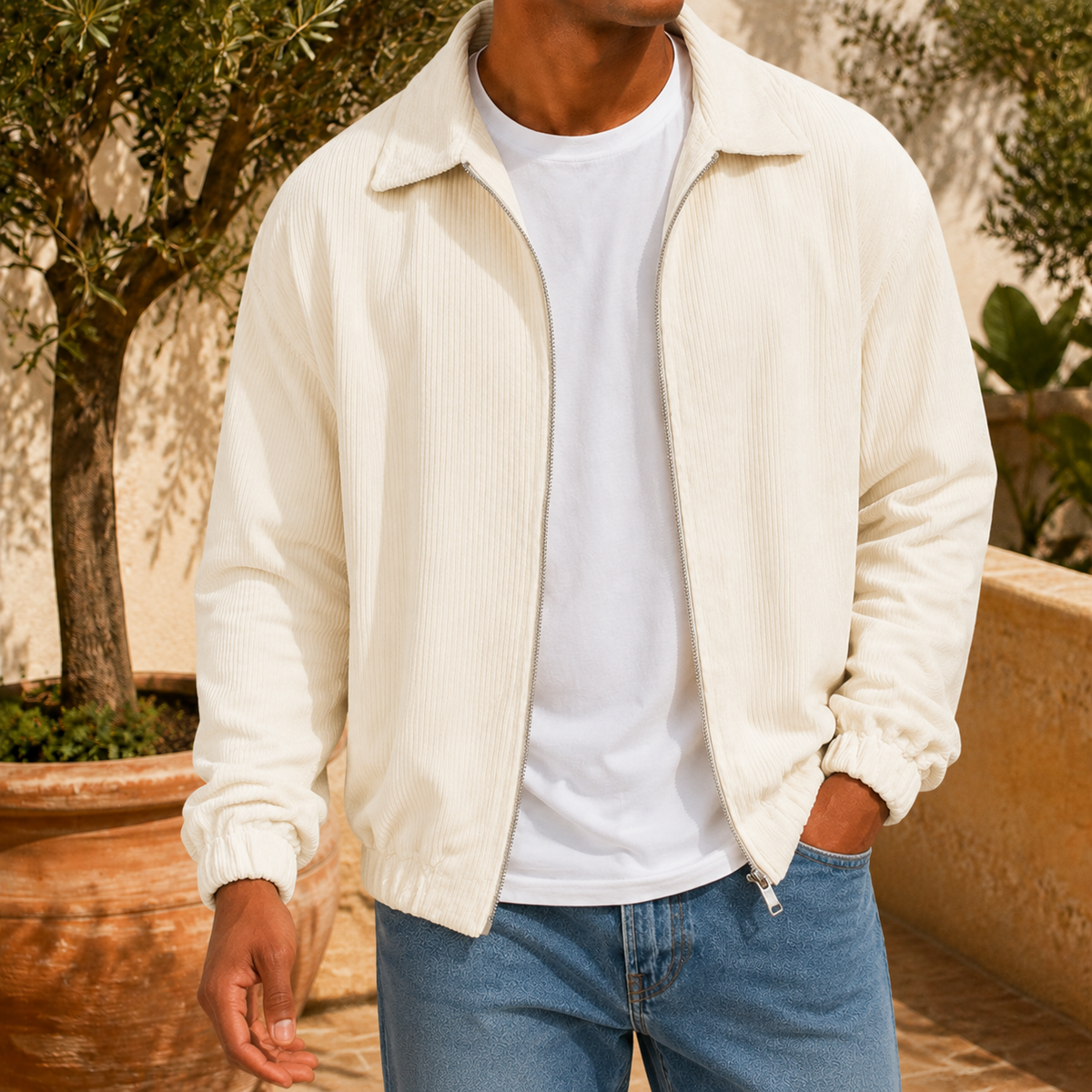Ambrose-Dean Ribbed Jacket