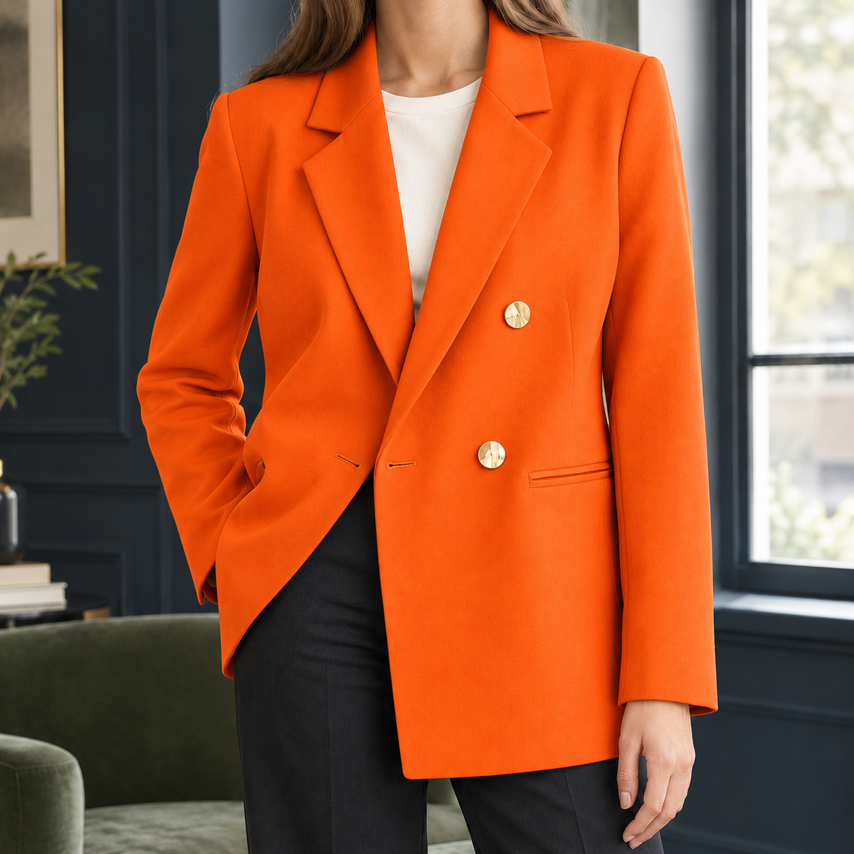 Cleo-Claire Double Breasted Blazer