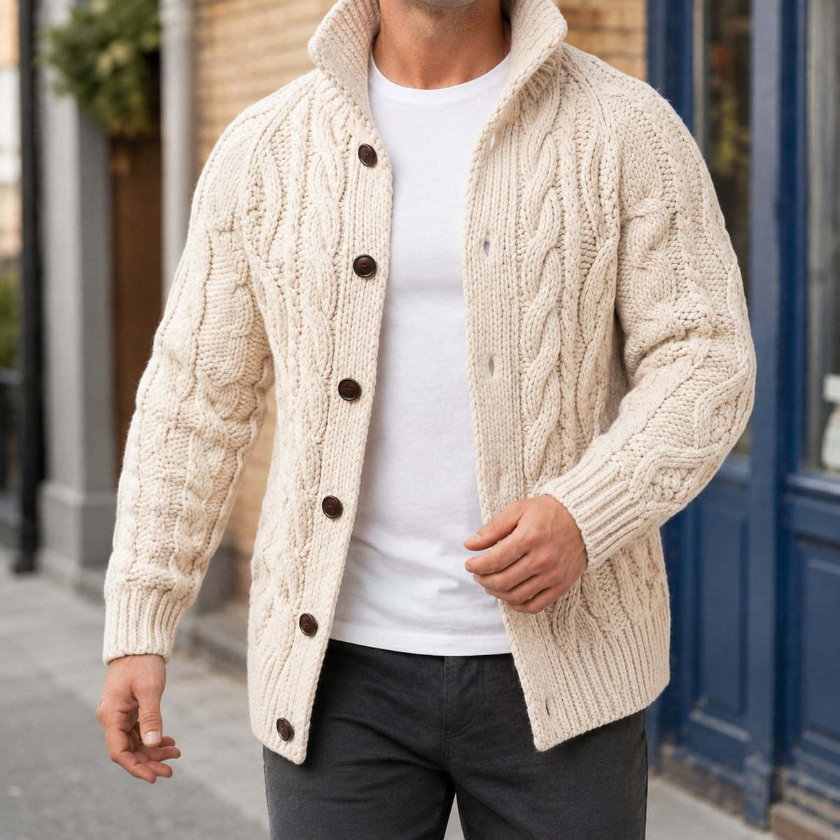 Dean Cable Knit Sweater