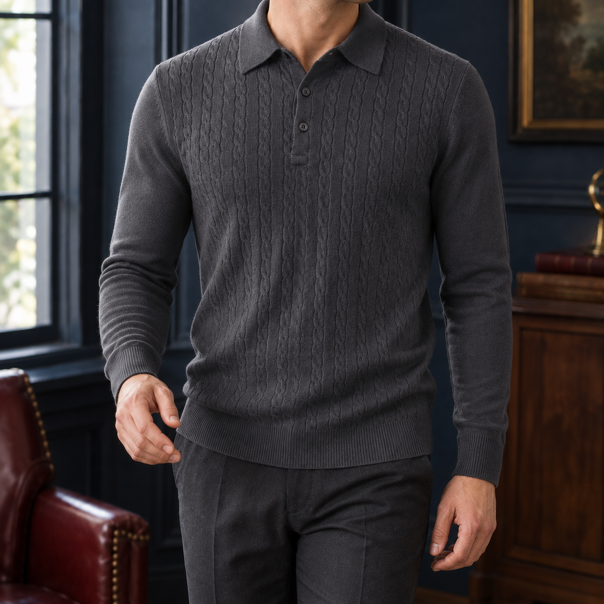 Lucas Cable Knit Sweater