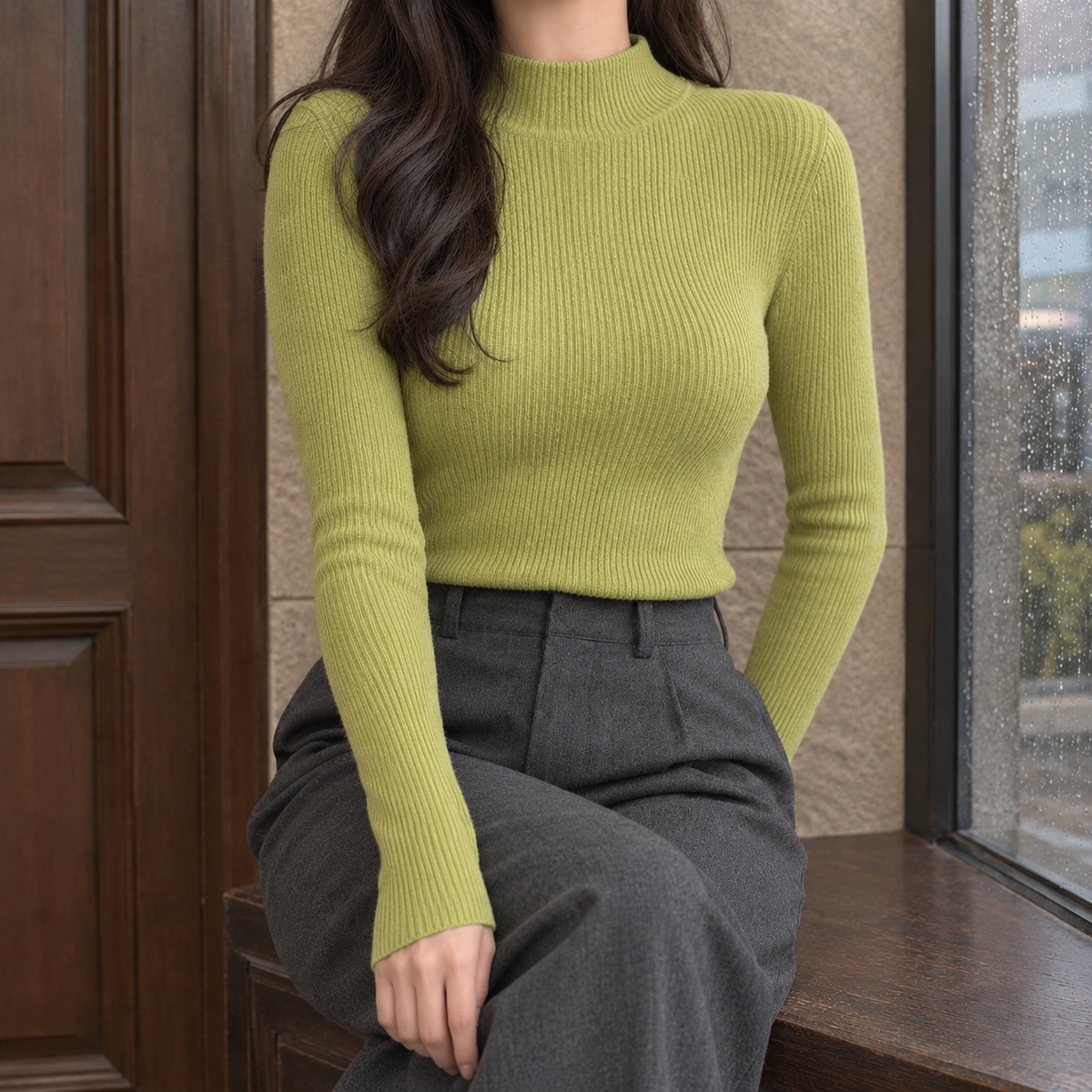 Selena Ribbed Sweater