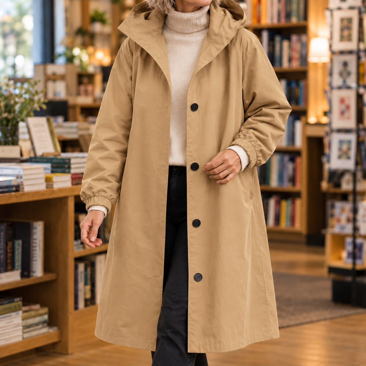 Marina-Mae Hooded Overcoat