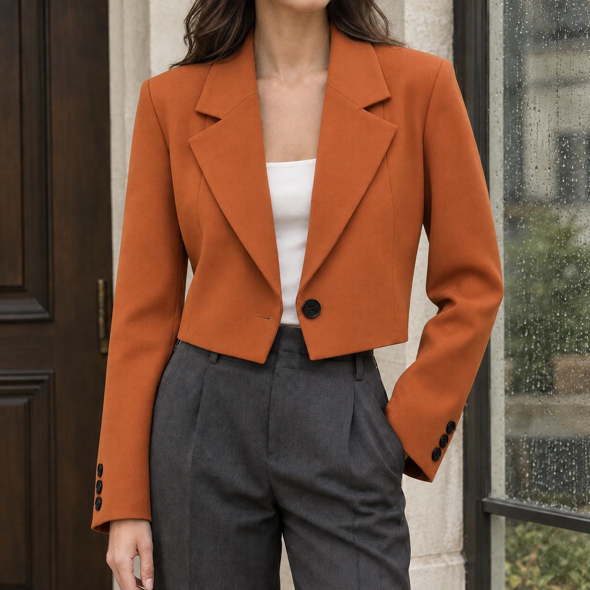 Soledad-Eve Cropped Blazer